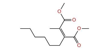 Dimethyl (Z)-2-hexyl-3-methylbutendioate